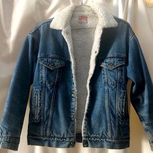 Vintage Levi’s Sherpa Lined Denim Jacket